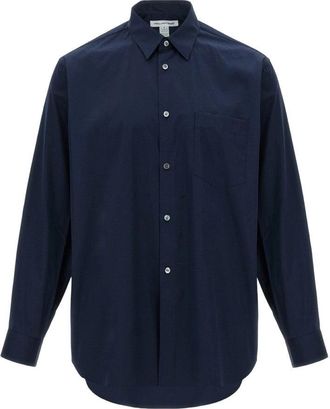 Comme Des Garçons Forever Blue Poplin Shirt