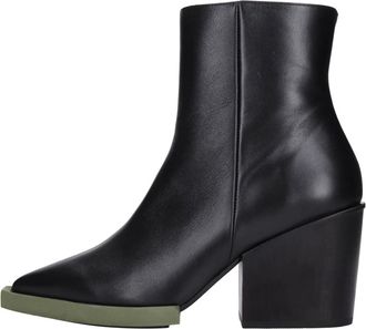 Paloma Barcel&oacute; Bea Enkellaarsjes - Dames - Cowboylaarzen - Zwart - 40 EU - Leer - Schoenen