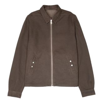 Rick Owens Zipfront Jkt - Heren - Zomerjassen - Bruin - S - Jassen