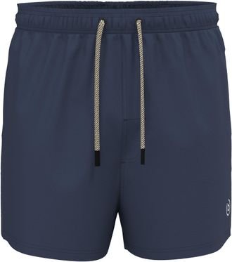 Bugatti Badeshorts BUGATTI Morten, Herren, Gr. 3XL, N-Gr, blau (imperial navy), Microfaser, Polyester, unifarben, Badehosen Badeshorts, Logostickerei auf dem 