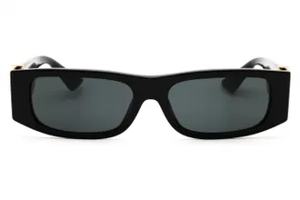 Versace 0VE4476U Rectangular Sunglasses - Black