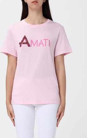Liu Jo T-shirts in cotone con logo e strass