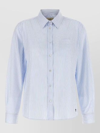 Max Mara striped cotton long-sleeve shirt