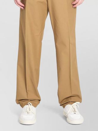 Moncler straight leg drawstring cotton blend trousers