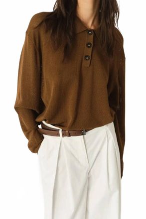 The Garment Madison Man Polo Shirt In Olive