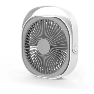 OEM Ventilador Usb De 1 Pieza, 200 X 220 X 66 Mm, Ventilador De Mesa, Port&aacute;til, Silencioso Y Recargable, Ajustable 360&deg;, 3 Modos, Ventilador De Escritorio