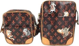 Louis Vuitton Pre-owned Pochette Schoudertas - Dames - Vintage Schoudertas - Bruin - ONE Size - Vintage