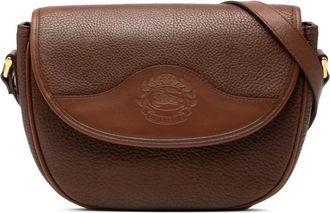 Burberry Borsa a tracolla in pelle martellata XX secolo - Marrone