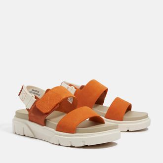 Timberland Sandale TIMBERLAND GREYFIELD SANDAL BACKSTRAP SANDAL, Damen, Gr. 37,5, md org suede, Leder, Schuhe Sandale