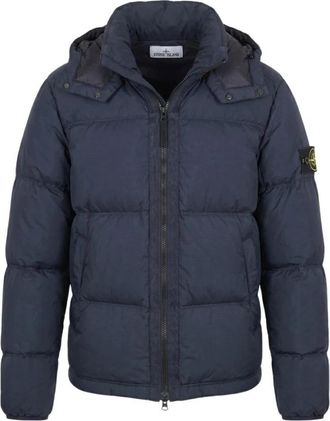 Stone Island L2S154100013S0483V0020 - Heren - Winterjassen - Blauw - M - Jassen