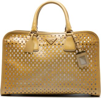 Prada Pre-owned Prada Saffiano Vernice Fori Perforated Tote Ladies IUJRQ90G76DF22PZ