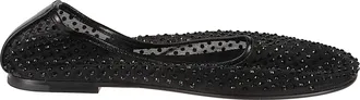 Dear Frances Flat Mesh Shoe with Crystal Embellishments
