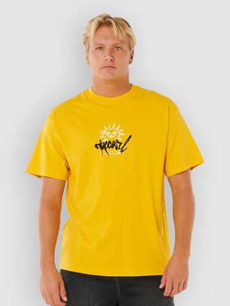 Rip Curl Inner Visions Rotten Sun Camiseta amarillo