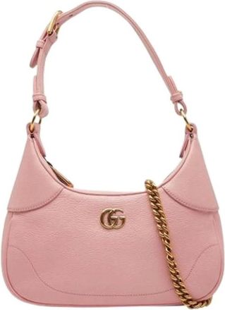 Gucci Pre-owned Shoulder Bags, female, Pink, Size: ONE SIZE Pre-owned Vintage Shoulder Bag