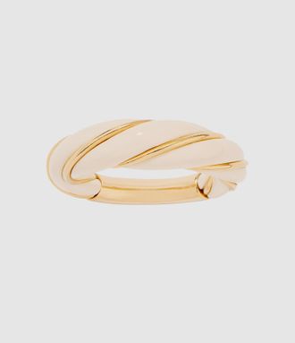 Aur&eacute;lie Bidermann Bague Diana Ivoire