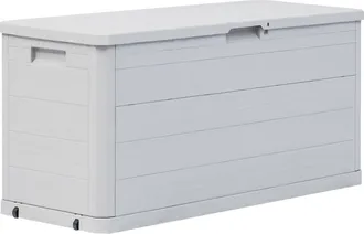 vidaXL Baule Da Giardino 280 L Grigio Chiaro - Vidaxl