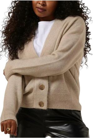 Second Female Dames, Truien, Beige, Maat: XL Wol