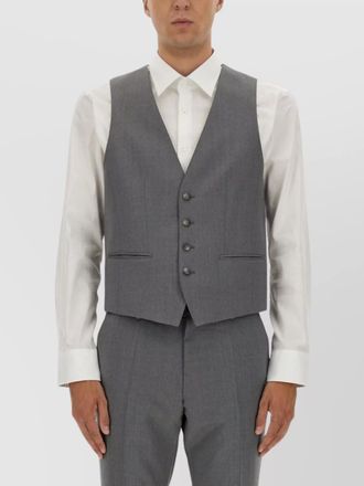HUGO BOSS wool slim fit vest