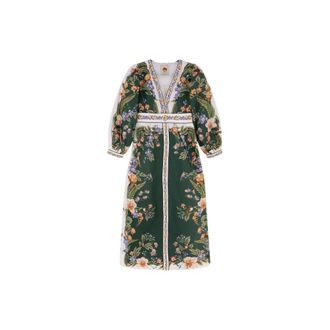 Farm Rio FARM Rio, Wrap Dresses, female, Green, Size: XS Wrap Dresses