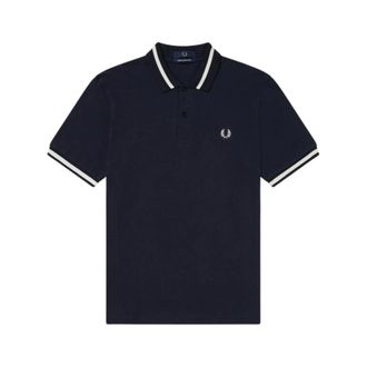 Fred Perry Hombre, Camisetas, Azul, Talla: 4XS