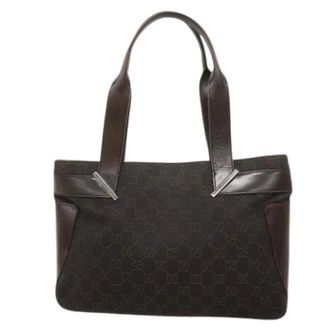 Gucci Pre-owned Tote Bags, female, Brown, Size: ONE SIZE Pre-owned Vintage Tote Bag