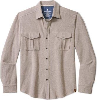 Tommy Bahama Fireside Coast Flannel Button-Up Shirt in Trophy Cup at Nordstrom, Size Xxx-Large
