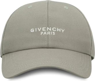 Givenchy Hats & Caps, male, Gray, ONE SIZE, Paris Embroidered Cap