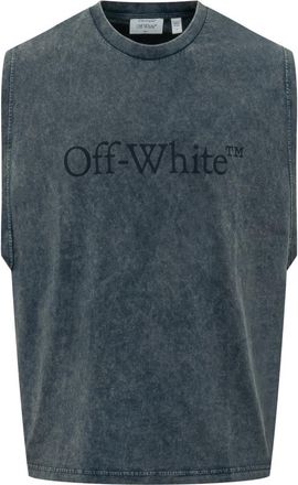 Off-white Grey Crew Neck T-Shirt