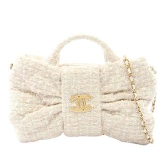 Chanel Pre-owned Vintage Handbag - Dames - Pre-owned - Beige - Maat: ONE Size
