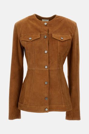 Haikure Giacca In Suede Temple