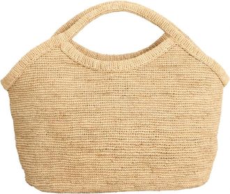 Ibeliv Pure Raffia Tote - Dames - Handtassen - Beige - ONE Size - Katoen - Tassen