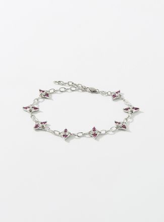 Vitaly Mens Allure red crystal bracelet