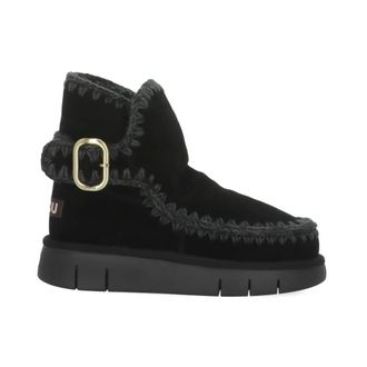 Mou Schoenen, Dames, Zwart, 38 EU, Wol, Shearling Boots