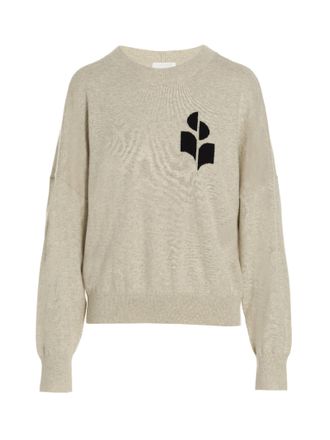 Isabel Marant Marisans Sweater With Logo Intarsia