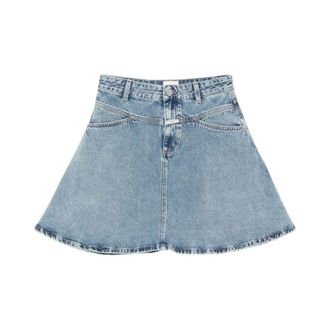 Closed Closed, Short Skirts, female, Blue, Size: W28 Closed Skirts Navy
