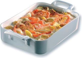 Revol Plato De Horno De Porcelana 34x25 Blanco - 5571 Revol