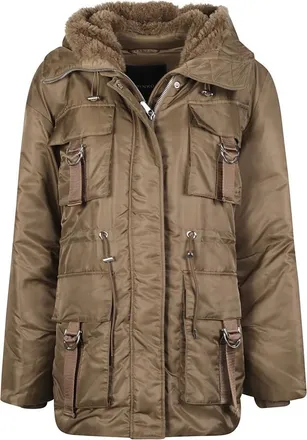 Pinko Pinko, Jassen, Dames, Bruin, S, Parkas
