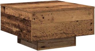 vidaXL Vidaxl - Mesa De Caf&eacute; Madera Vieja 55 X 55 X 31 Cm Madera Contrachapada