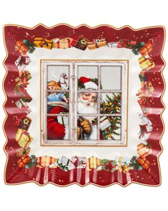 Villeroy & Boch Christmas Toys Fantasy Santa Large Square Bowl