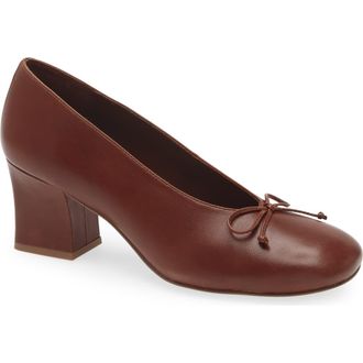 Jeffrey Campbell Doll Baby Pump in Cognac at Nordstrom Rack, Size 6.5