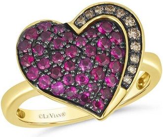 Le Vian Godiva 14K 0.85 Ct. Tw. Diamond & Ruby Cocktail Ring