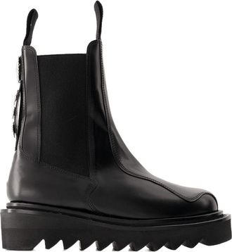 Toga Archives Womens Boot Black Leather