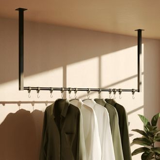 Clp Barra De Colgar Fenton Con 12 Perchas 100x60 Cm
