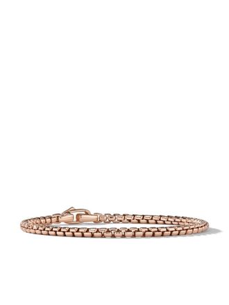 David Yurman Bracciale a catena Box Chain in oro rosa 18kt (3,4mm)