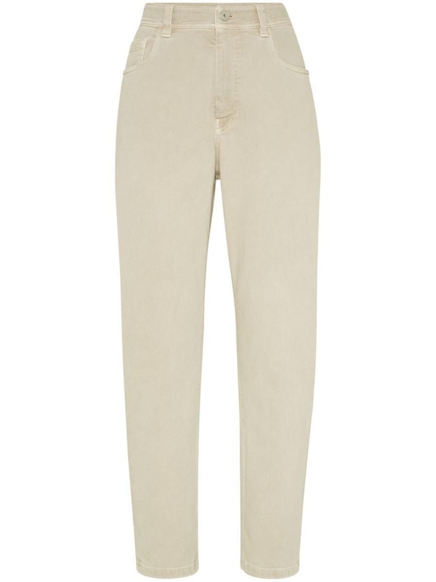 パンツ BRUNELLO CUCINELLI Woman Pants Gold M1E224799 CEF37 Brunello Cucinelli: Gold Pants now up to −51% | Stylight