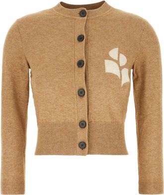 Isabel Marant Cardigans, female, Brown, Size: 2XS Stylish Knitwear Collection