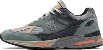 New Balance 991v2 Made in UK Silver Blue U991SG2