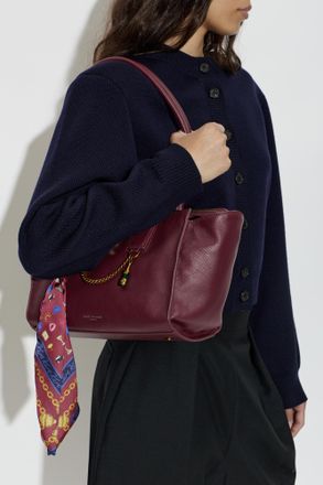 Kurt Geiger Sloane Small Shopper Bag, Womens, Burgundy