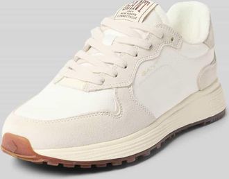 GANT Sneaker aus Leder-Mix mit Logo-Detail Modell Beywin in Weiss, Gr&ouml;&szlig;e 41