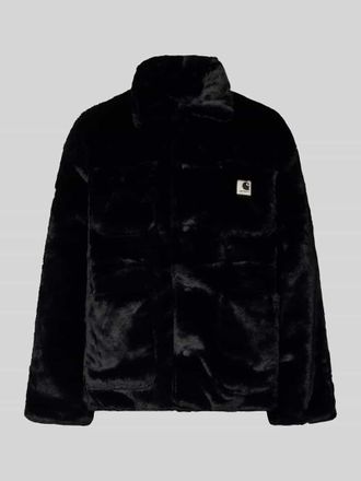 Carhartt Work in Progress Jacke aus Kunstfell Modell Olney in Black, Größe S